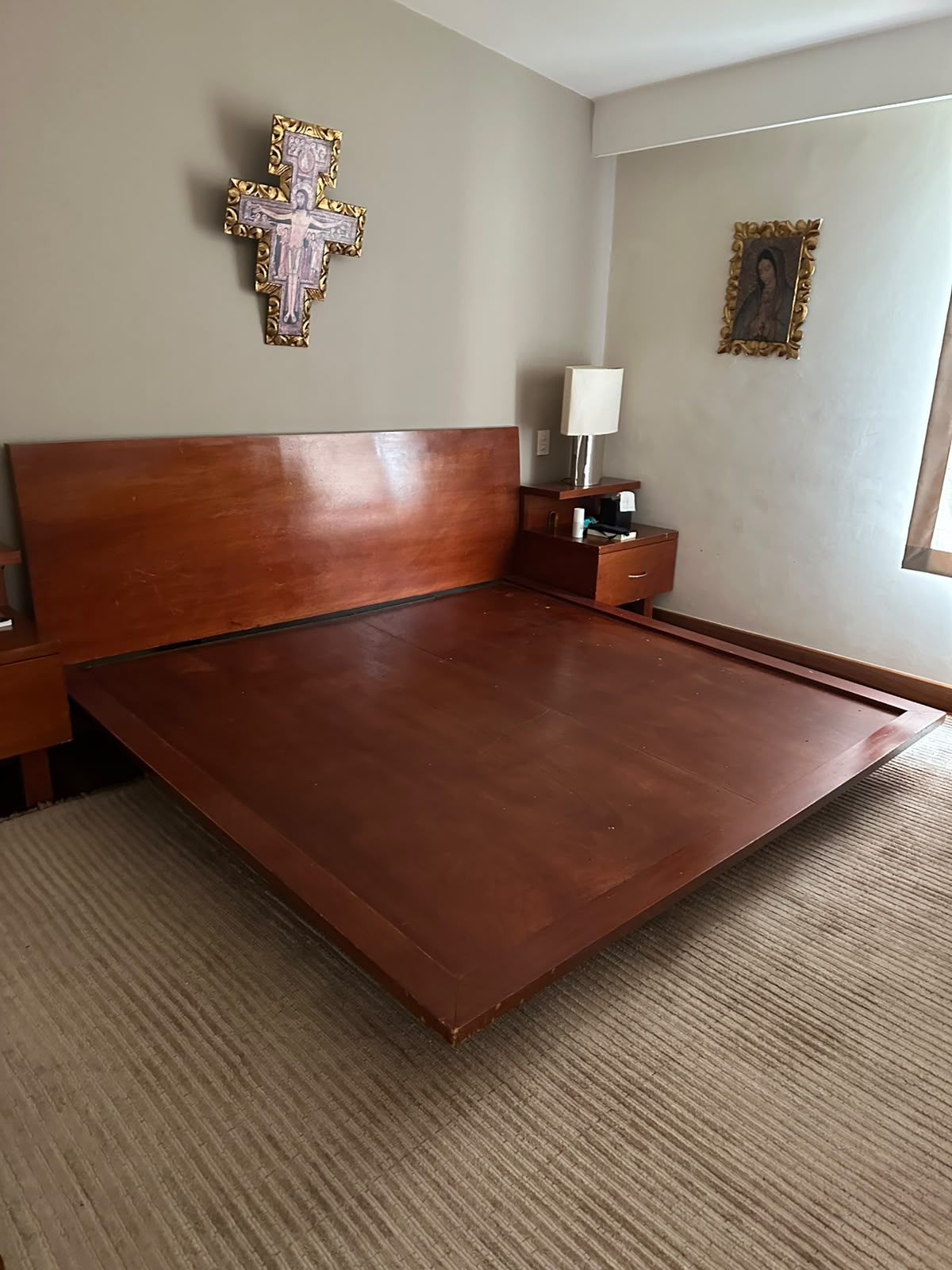 Cama KS con Cabecera y 2 Burós Integrados