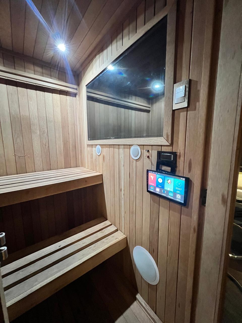 Cuarto de Sauna de Madera.