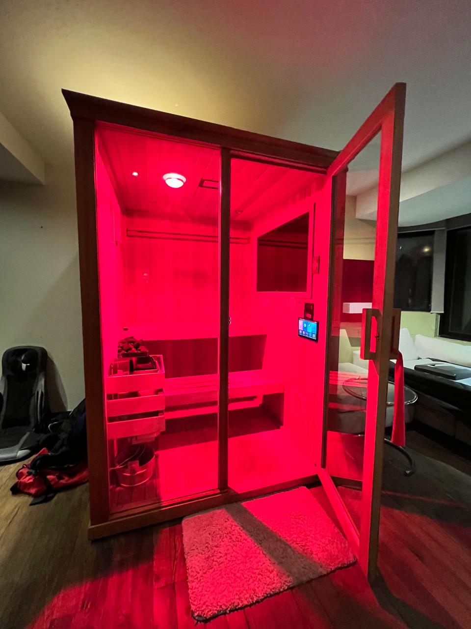 Cuarto de Sauna de Madera.