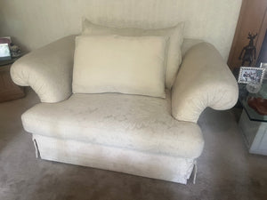 Sala de Tela Blanca (4 Piezas)
