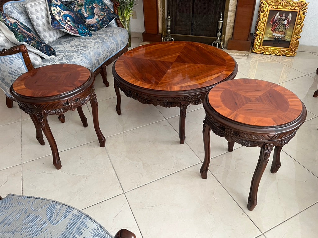 Sala Provenzal 3 Sillones y 3 Mesas