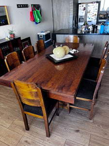 Comedor de 8 Sillas de Madera Colombiana