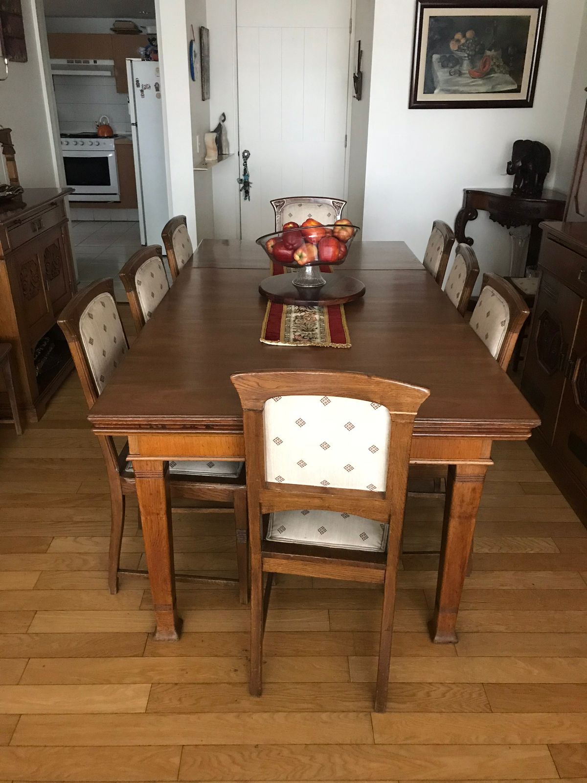 Comedor de Encino Americano 10 Sillas y 2 Trinchadores (CF2002251)