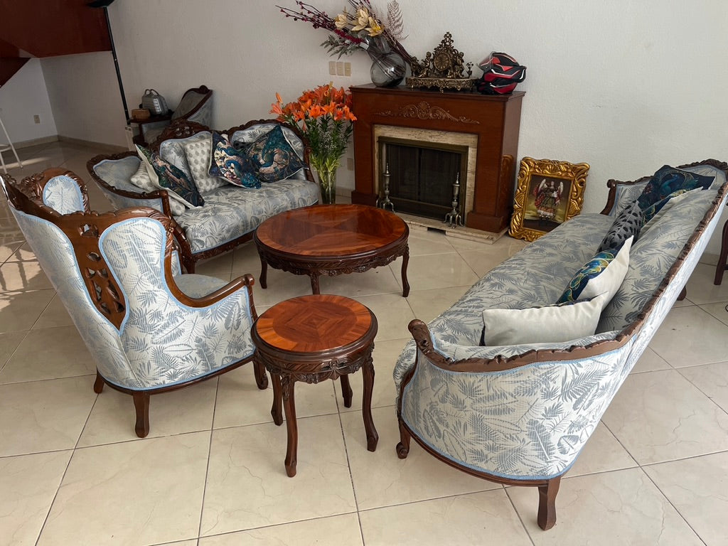 Sala Provenzal 3 Sillones y 3 Mesas