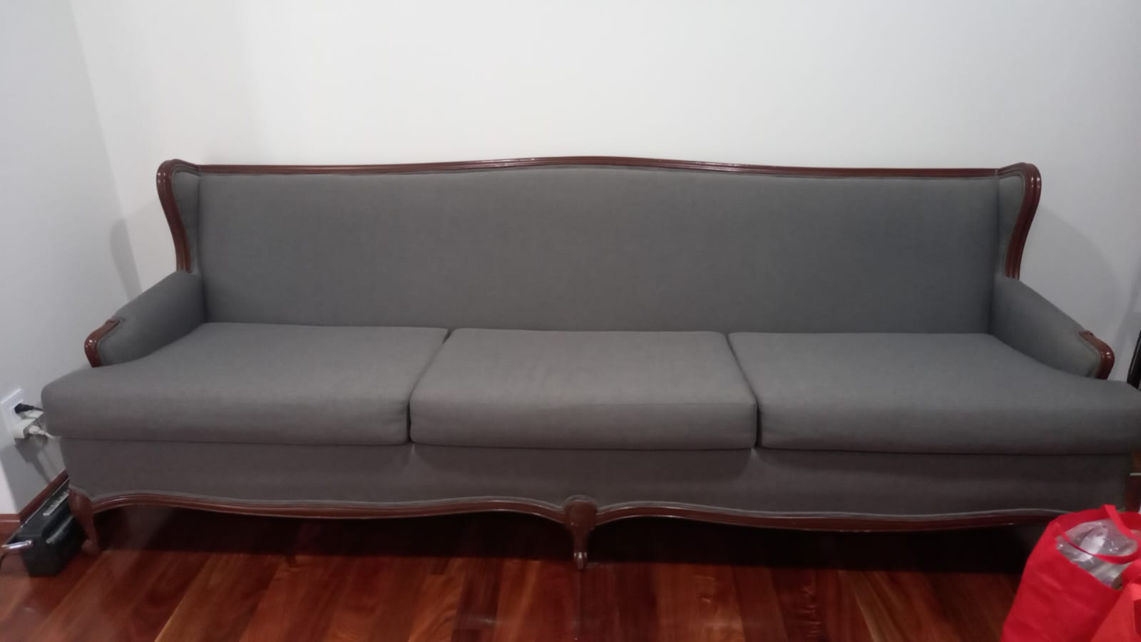 Sillón de 3 Plazas Tapiz Gris