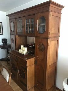 Comedor de Encino Americano 10 Sillas y 2 Trinchadores (CF2002251)