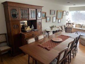 Comedor de Encino Americano 10 Sillas y 2 Trinchadores (CF2002251)