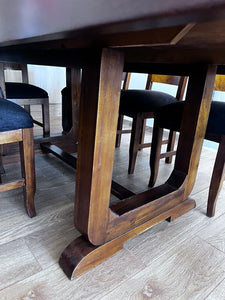 Comedor de 8 Sillas de Madera Colombiana