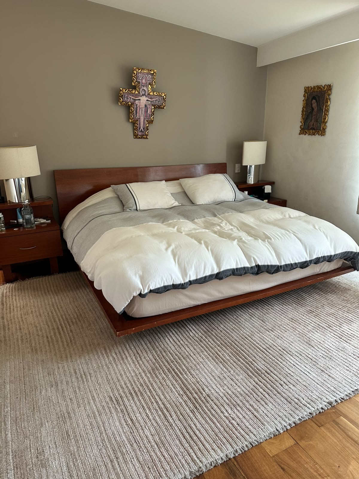 Cama KS con Cabecera y 2 Burós Integrados