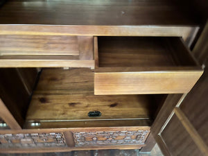 Armario Chino en Madera Tipo Cerezo